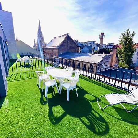Budapest Downtown Residences Leo - Ac, Elevator, Terrace Ngoại thất bức ảnh