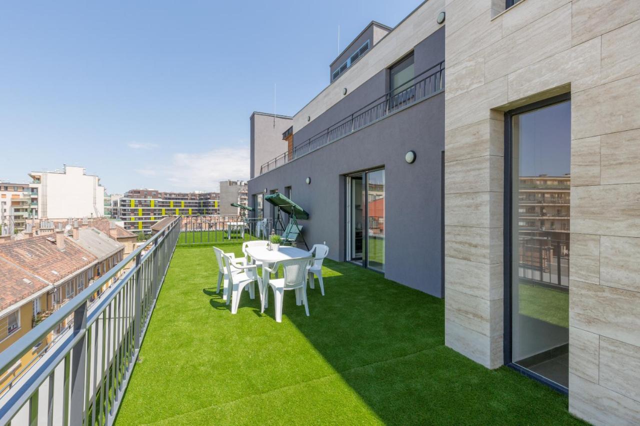 Budapest Downtown Residences Leo - Ac, Elevator, Terrace Ngoại thất bức ảnh